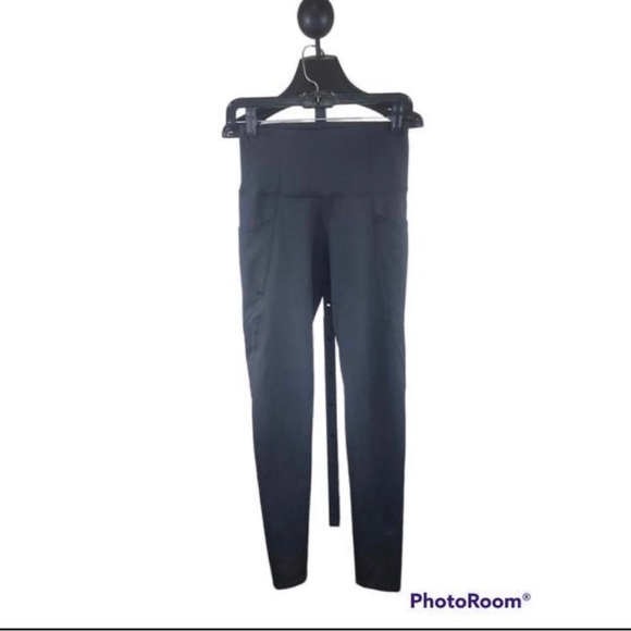 Core 10 Pants - Core 10 Athletic Black Workout Leggings With Side Pockets Women's Size XS